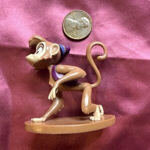 Disney Play Figure 2” Abu Pet Monkey Aladdin Toy Doll Cake Topper
